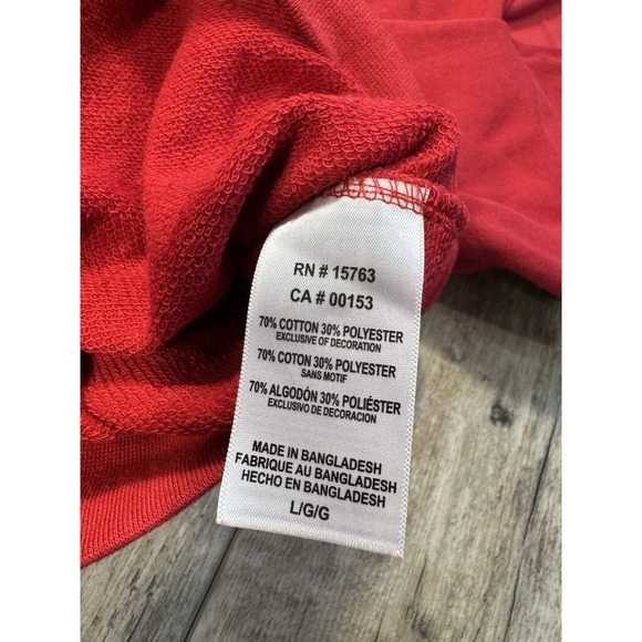 Champion USC Trojans Hoodie Mens Large Red Authentic Pullover Sweater - Picture 4 of 7